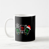 Ho Ho Ho ホルミウム 化学 元素 67 周期表 コーヒーマグカップ (左)