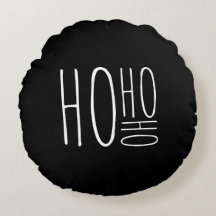 HO HO HO メリークリスマス ブラック シック ファームハウス スタイル