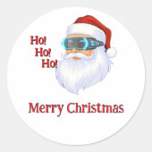 HO! HO! HO! メリークリスマス ラウンドシール (正面)