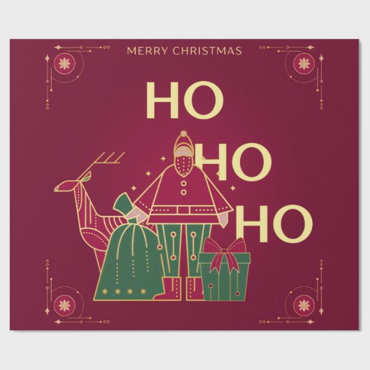 Ho ho ho  ラッピングペーパー (フラット)