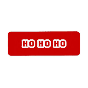 HO HO HO ラベル
