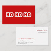 HO HO HO 名刺 (正面/裏面)
