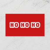 HO HO HO 名刺 (正面)
