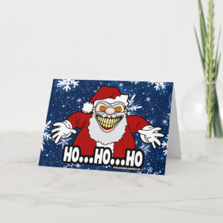 HO HO HO! 怖いクリスマスをお過ごしください カード