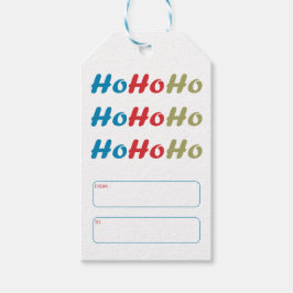 Ho Ho Ho 書道 クリスマス ギフトタグ