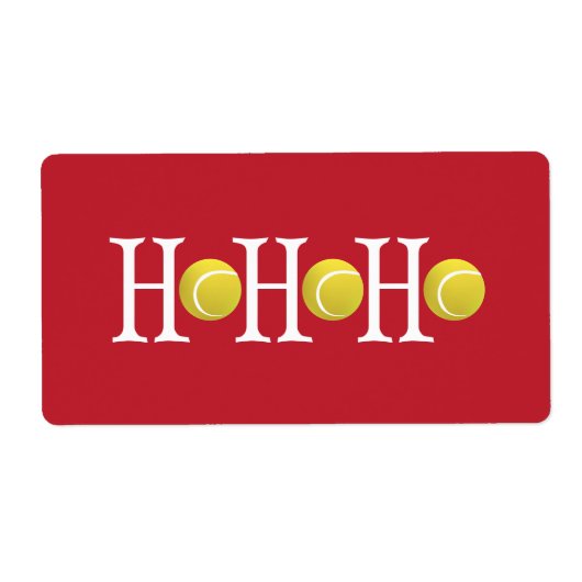 HO-HO-HO – 背カスタマイズ景 ラベル (正面)
