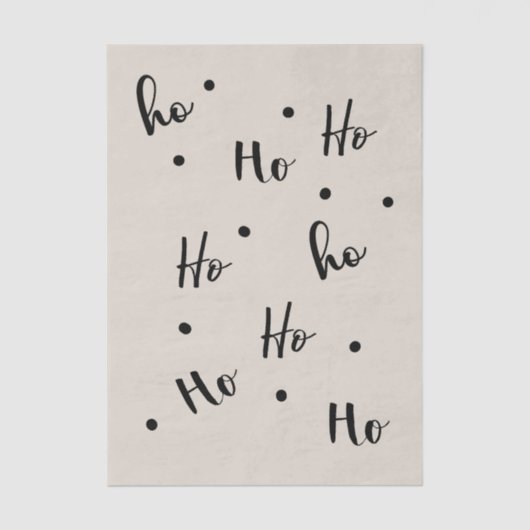 Ho ho ho 薄葉紙 (正面)