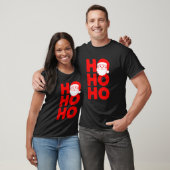 HO HO HO 3 Santa Claus Xmas  Tシャツ (ユニセックス)