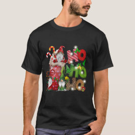 Ho Ho Ho Christmas Gnome Ice Cream Lover Tシャツ