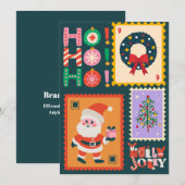 Ho Ho Ho Christmas Holiday Card シーズンカード (正面/裏面)