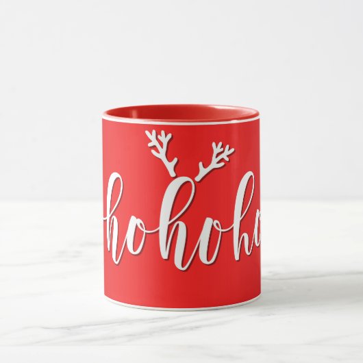 HO HO HO Christmas  Mug マグカップ (中央)