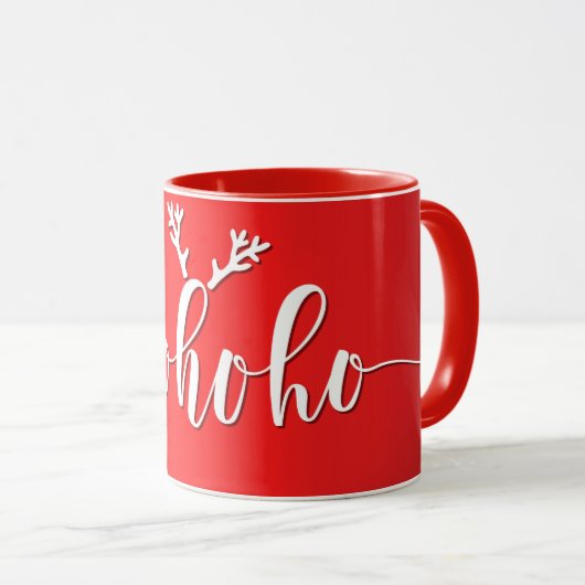 HO HO HO Christmas  Mug マグカップ (正面右)