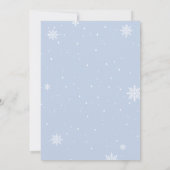 Ho Ho Ho Cute Winter Animals Christmas Birthday 招待状 (裏面)