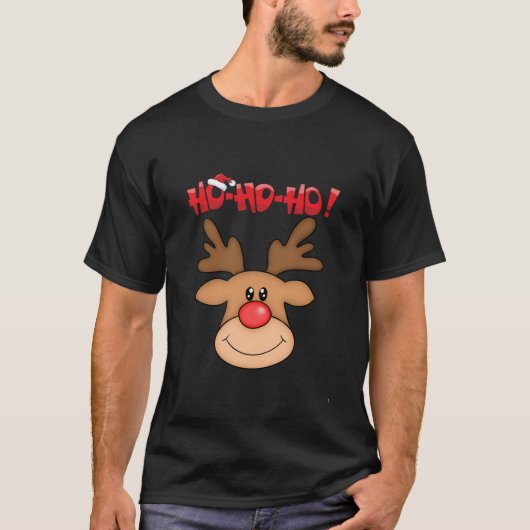 Ho Ho Ho Dill Doe - Motif renne de Noël Tシャツ (正面)