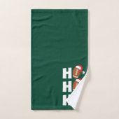 Ho Ho Ho Football | Funny Christmas Season Humor バスタオルセット (ハンドタオル)