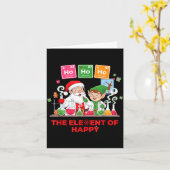 Ho Ho Ho Holmium Chemistry Element 67 Meme Of Peri カード (黄色い花)