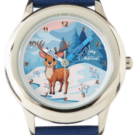 Ho-Ho-Ho! It's a Reindeer Kids  Watch 腕時計
