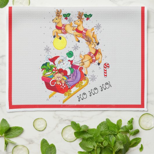 Ho Ho Ho! Kitchen Towels キッチンタオル (折り畳み)