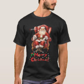 Ho Ho Ho-liday Santa Tシャツ (正面)