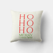 Ho Ho Ho Merry Christmas クッション (裏面)