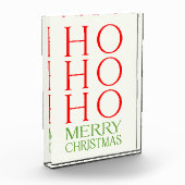 Ho Ho Ho Merry Christmas フォトブロック (左)