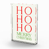 Ho Ho Ho Merry Christmas フォトブロック (右)