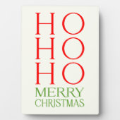 Ho Ho Ho Merry Christmas フォトプラーク (正面)