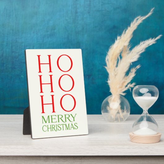 Ho Ho Ho Merry Christmas フォトプラーク (側面)