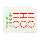 Ho Ho Ho Merry Christmas マグネット (横)