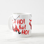 HO ho Ho! Merry Christmas Mug コーヒーマグカップ (正面左)