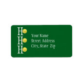 HO-HO-HO - personalized address label ラベル (正面)