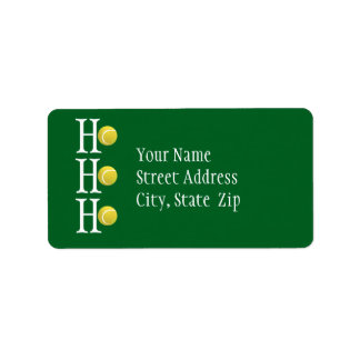 HO-HO-HO - personalized address label ラベル