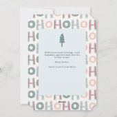 Ho Ho Ho Photo Christmas Card シーズンカード (裏面)