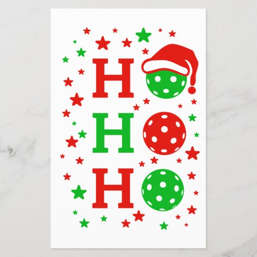 Ho Ho Ho Pickleball – Funny Christmas Sports  チラシ (正面)
