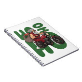 Ho Ho Ho Santa Biker ノートブック (右側)