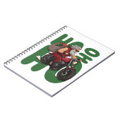 Ho Ho Ho Santa Biker ノートブック (左側)