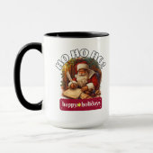 Ho Ho Ho Santa Christmas Mug | Festive Gift Idea マグカップ (左)