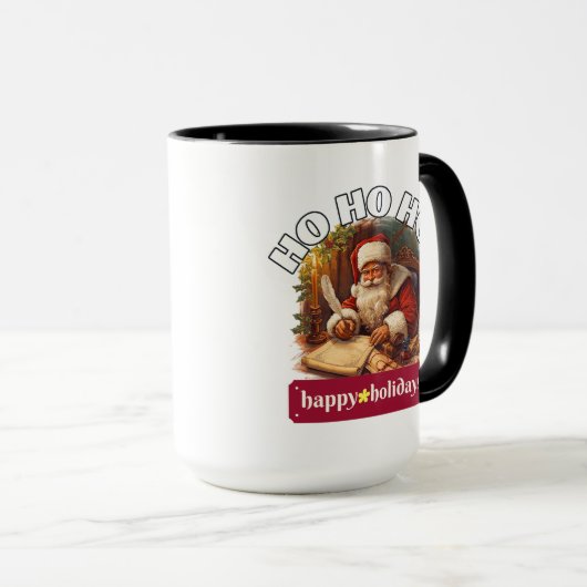 Ho Ho Ho Santa Christmas Mug | Festive Gift Idea マグカップ (正面右)