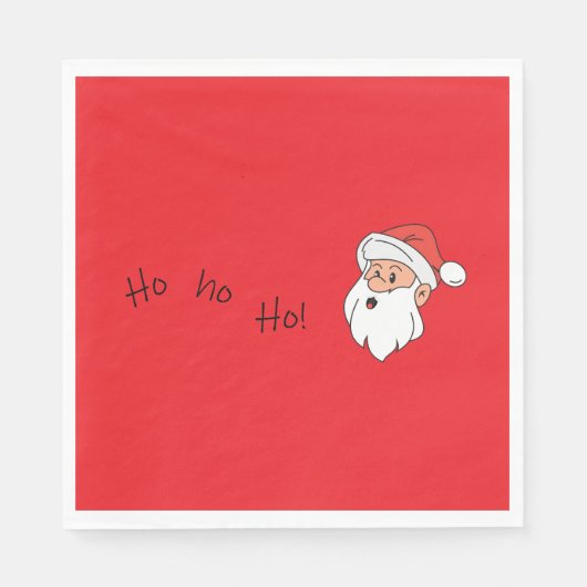 Ho ho ho santa clause スタンダードランチョンナプキン (正面)