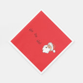 Ho ho ho santa clause スタンダードランチョンナプキン (角)