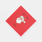 Ho ho ho santa clause スタンダードランチョンナプキン (角)