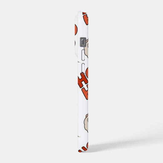 Ho Ho Ho Santa Phone Case – Festive Christmas  iPhoneケース (左側面)