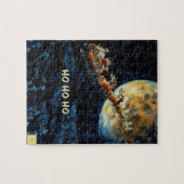 Ho Ho Ho Santa puzzle ジグソーパズル (横)