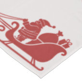 Ho Ho Ho Santa Sleigh Ride Christmas Tablecloth テーブルクロス (アングル)
