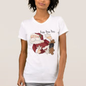 Ho Ho Ho Santa Tシャツとギフト Tシャツ (正面)