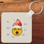 Ho Ho Ho smiley santa キーホルダー (裏面)