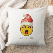 Ho Ho Ho smiley santa クッション (ブランケット)