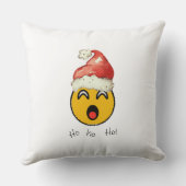 Ho Ho Ho smiley santa クッション (裏面)