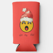 Ho Ho Ho smiley santa スリム缶クーラー (正面)