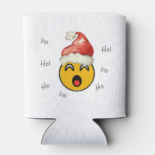 Ho Ho Ho smiley santa 缶クーラー (裏面)